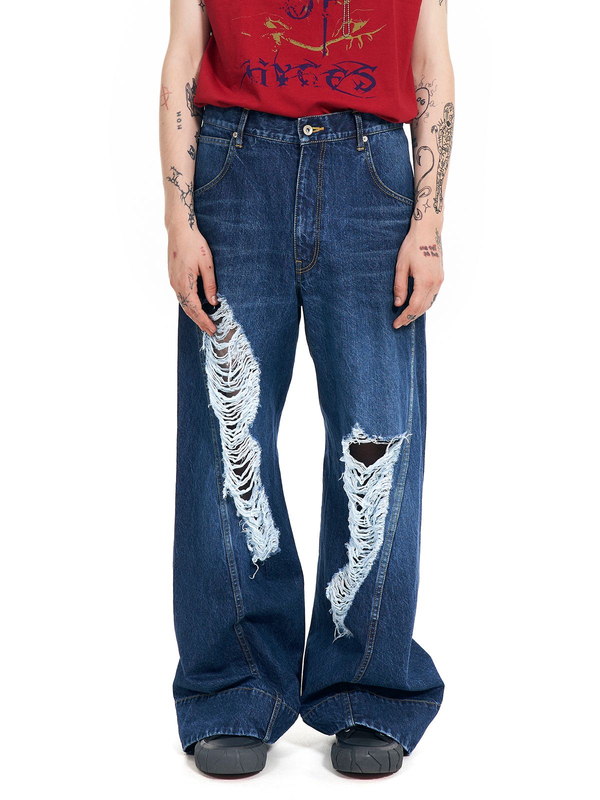 Yuki hashimoto 23ss twisted jeans-