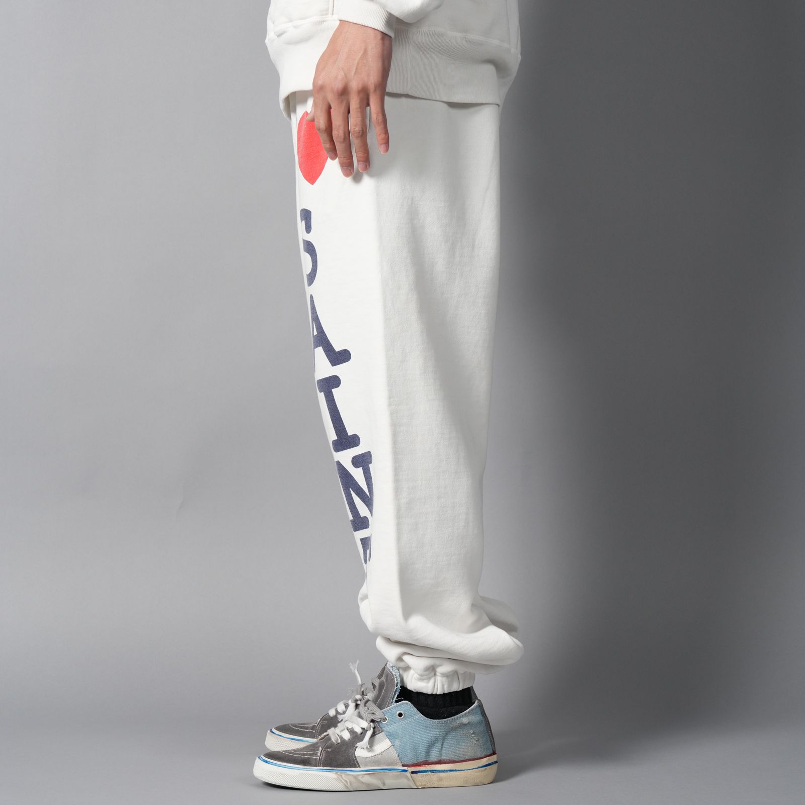 SM-MK8-0000-063 / SWEAT PANTS / I LOVE SAINT / WHITE / スウェットパンツ (ホワイト)