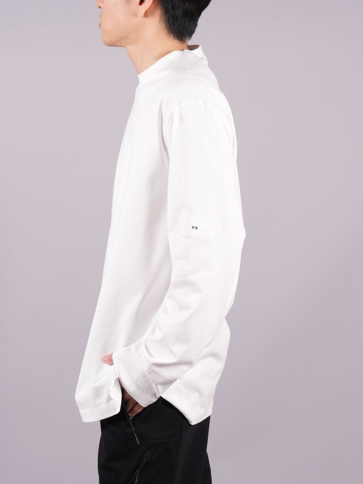【ラスト1点】【定番商品】 LS TEE  / カットソー / ロンT 【ルーズフィット】 (コアホワイト)