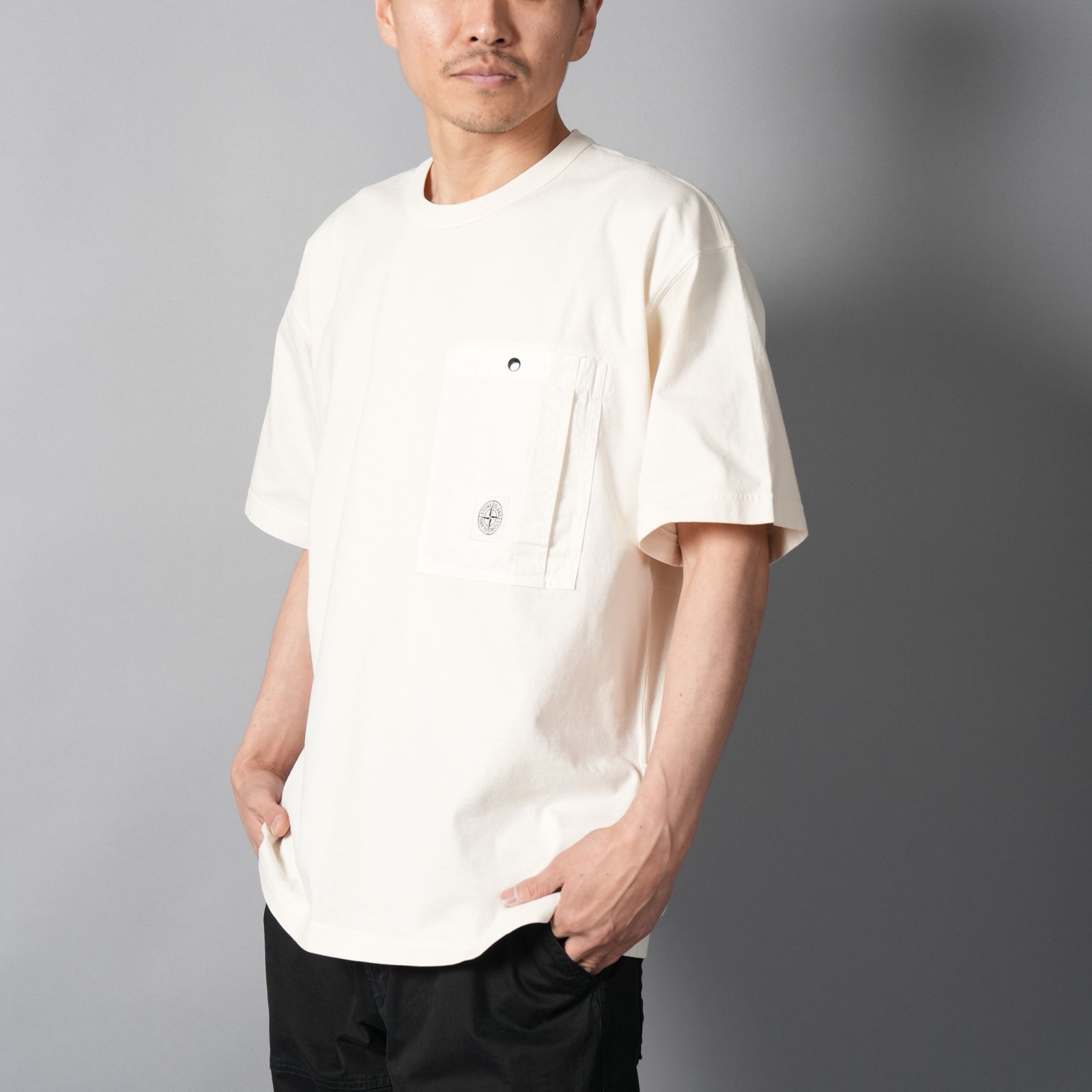 2100004 COMBED ORGANIC COTTON JERSEY / Tシャツ (アイボリー)