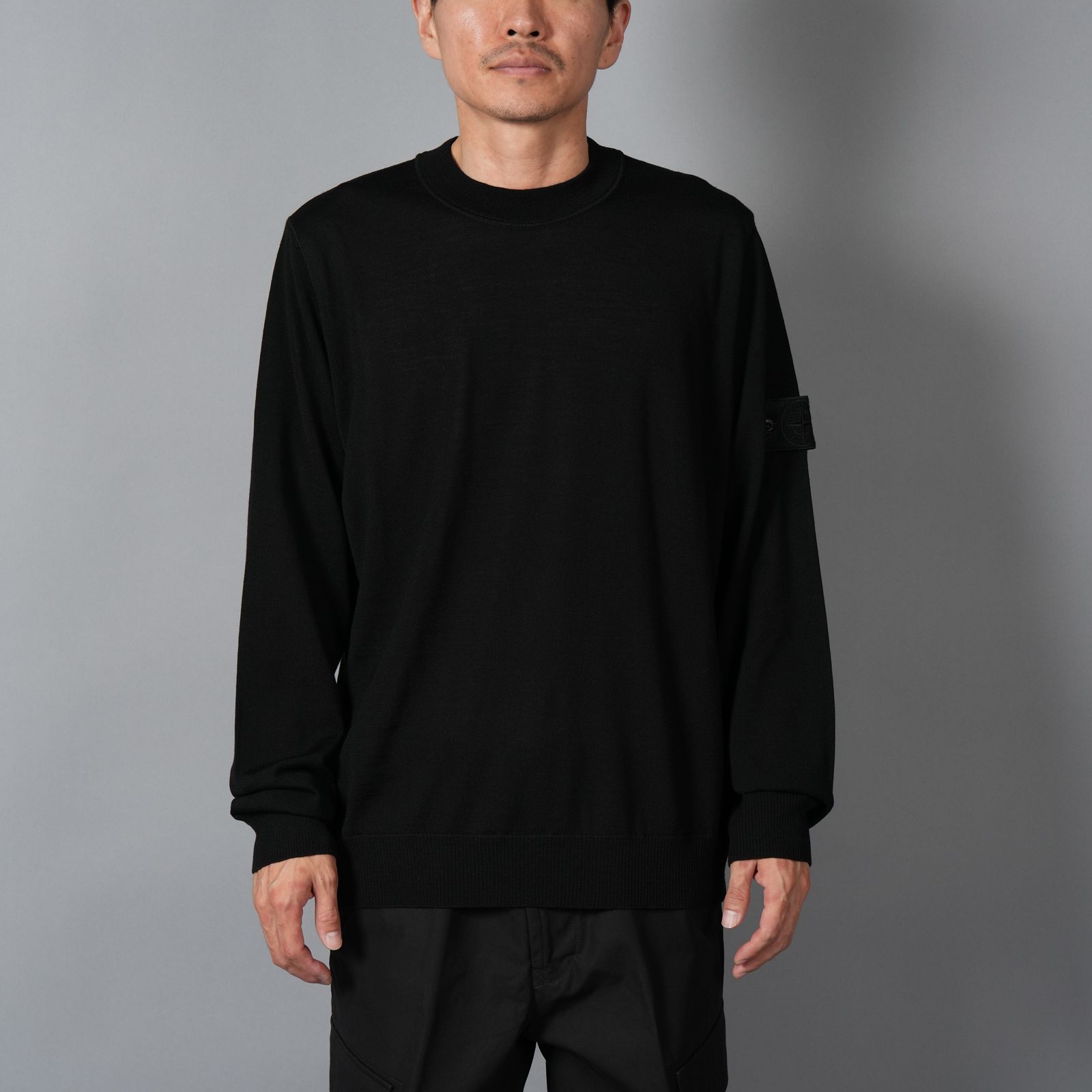 5100074 / KNIT SWEATER / ニットセーター (ブラック)