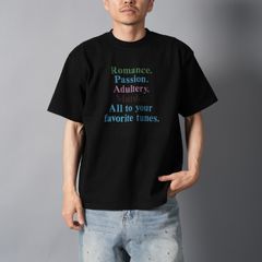 ROMANCE, tee / Tシャツ (ジェットブラック)