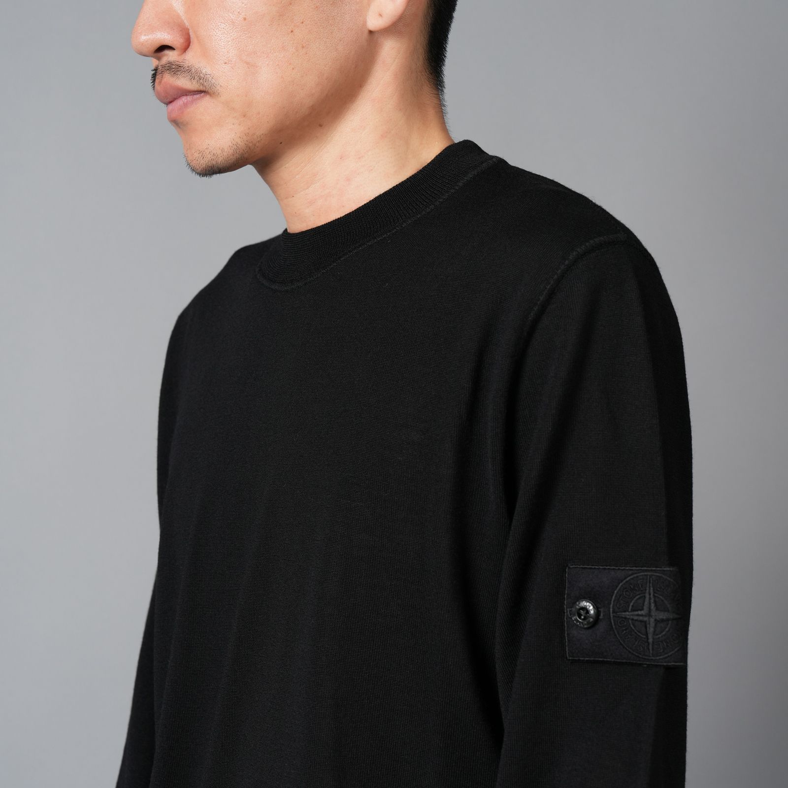5100074 / KNIT SWEATER / ニットセーター (ブラック)