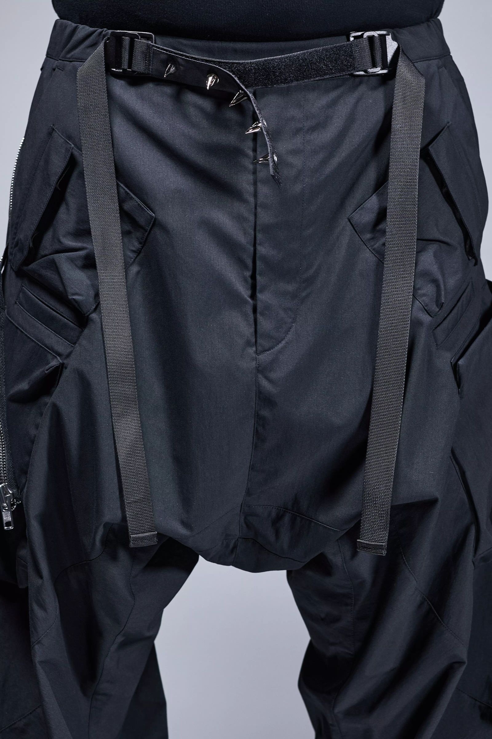 【ラスト1点】P30AL-E / Encapsulated Nylon Ultrawide Drawcord Cargo Trouser Gen. 1 / ナイロン ウルトラワイド ドローコード カーゴトラウザー [ウルトラワイドフィット](ブラック)
