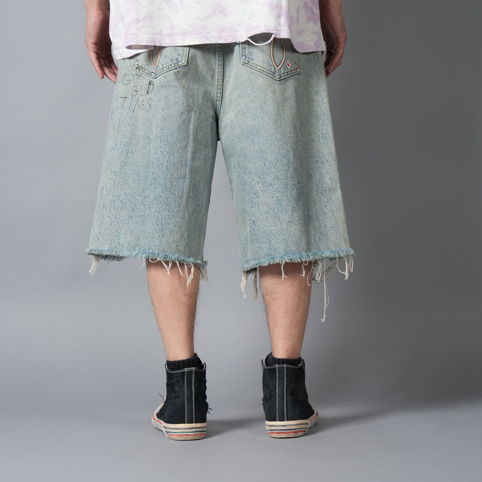 GOOD GOOD TIMES DENIM SHORT / デニムショーツ (ブルー)