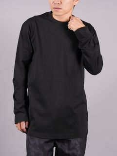 【ラスト1点】【定番商品】 LS TEE  / カットソー / ロンT  【ルーズフィット】 (ブラック)