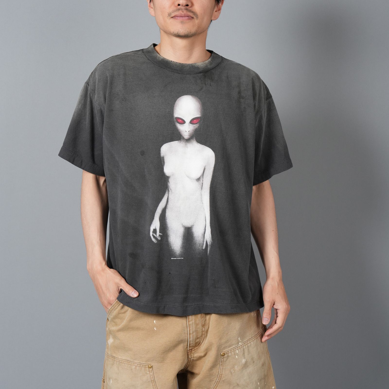 SAINT M×××××× - SM-HR8-0000-005 / SS TEE / ALIEN / BLACK / T