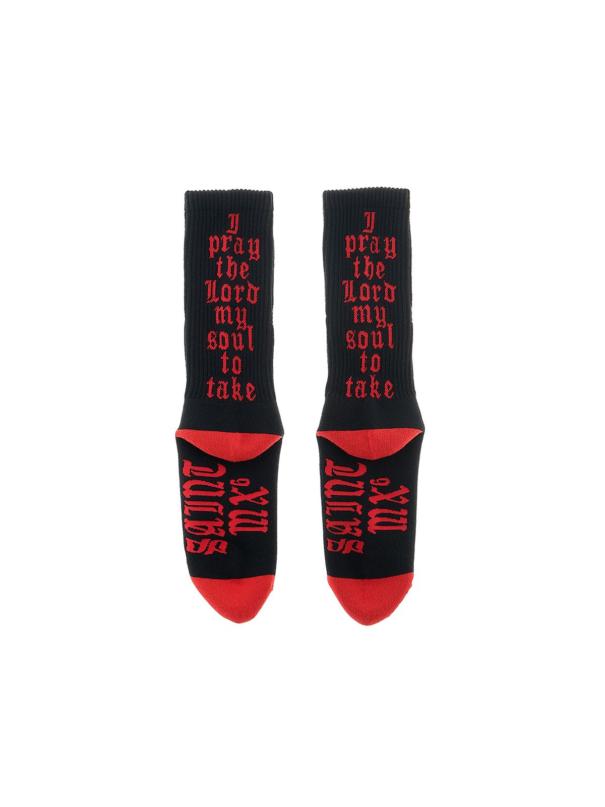 SM-A23-0000-105 / SOCKS / HEART / ソックス (ブラック)