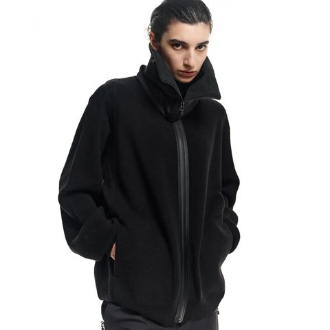 【限定】CASHMERE DRIVER'S KNIT / カシミア ドライバーズニット (ブラック)