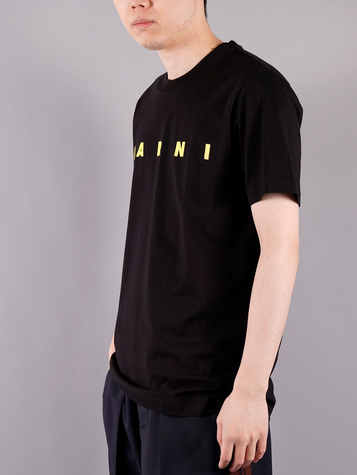 MARNI - 半袖Tシャツ / ブラック / オーガニックジャージー