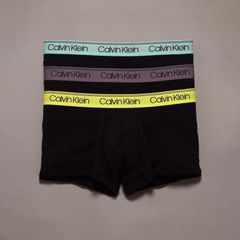 【ラスト1点】LOW RISE TRUNKS / ボクサーパンツ / Micro Stretch / ローライズトランクス [3枚パック](イエロー/パープル/ブルー)