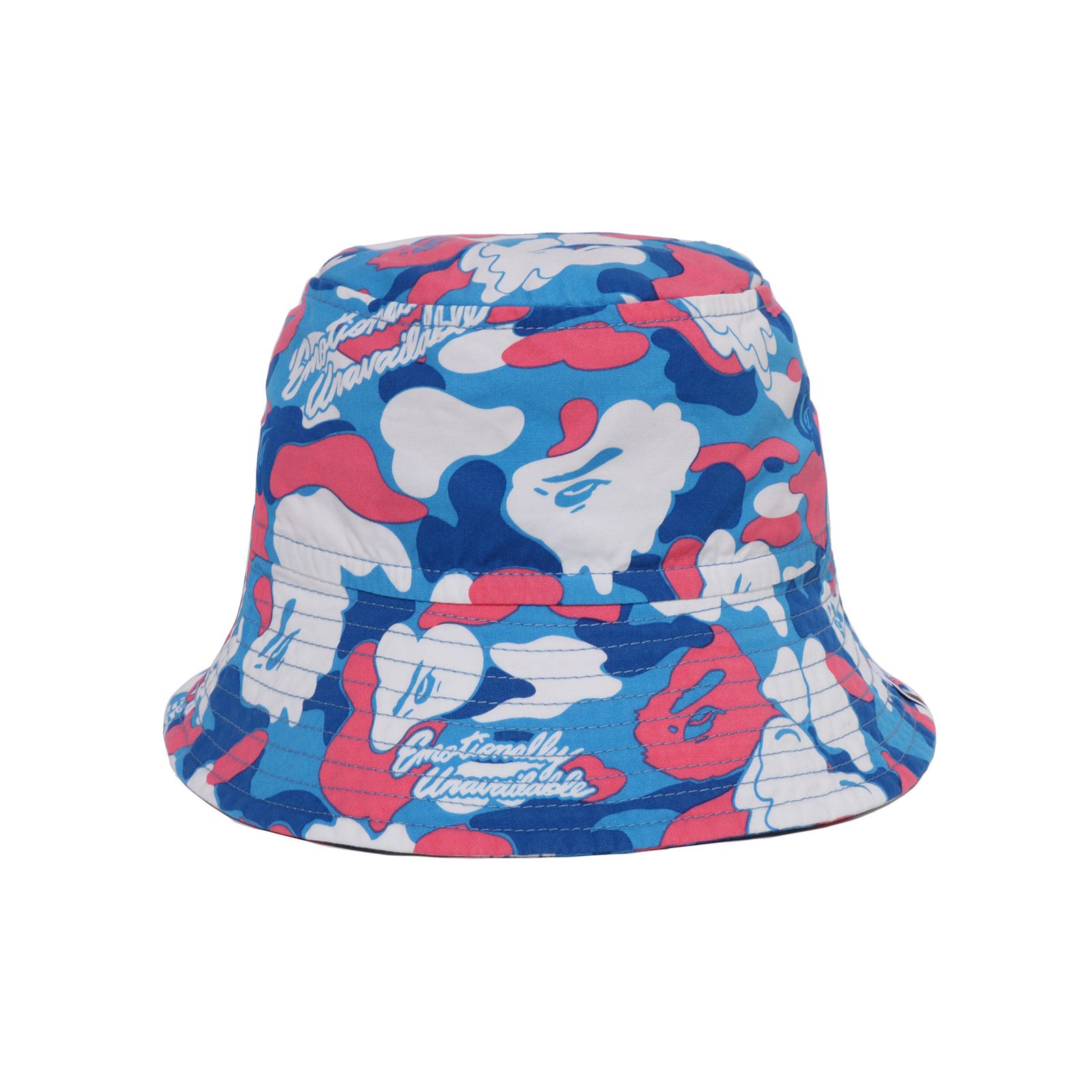 【コラボ】EU-MK8-0000-C13 / EU APE ALOHA BUCKET HAT / バケットハット(ブルー)