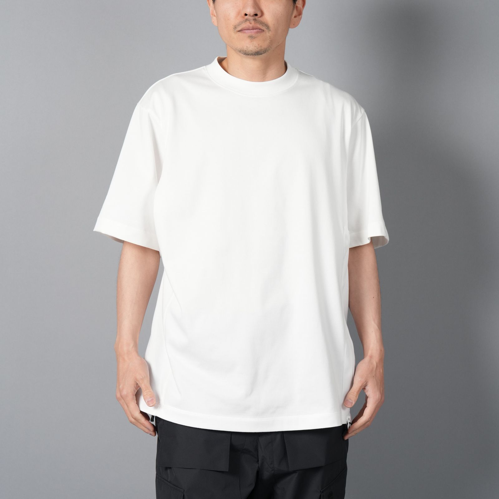 【コラボ】HYBRID PLATING COTTON POLYESTER SHORT T-SHIRT / Tシャツ (ホワイト)