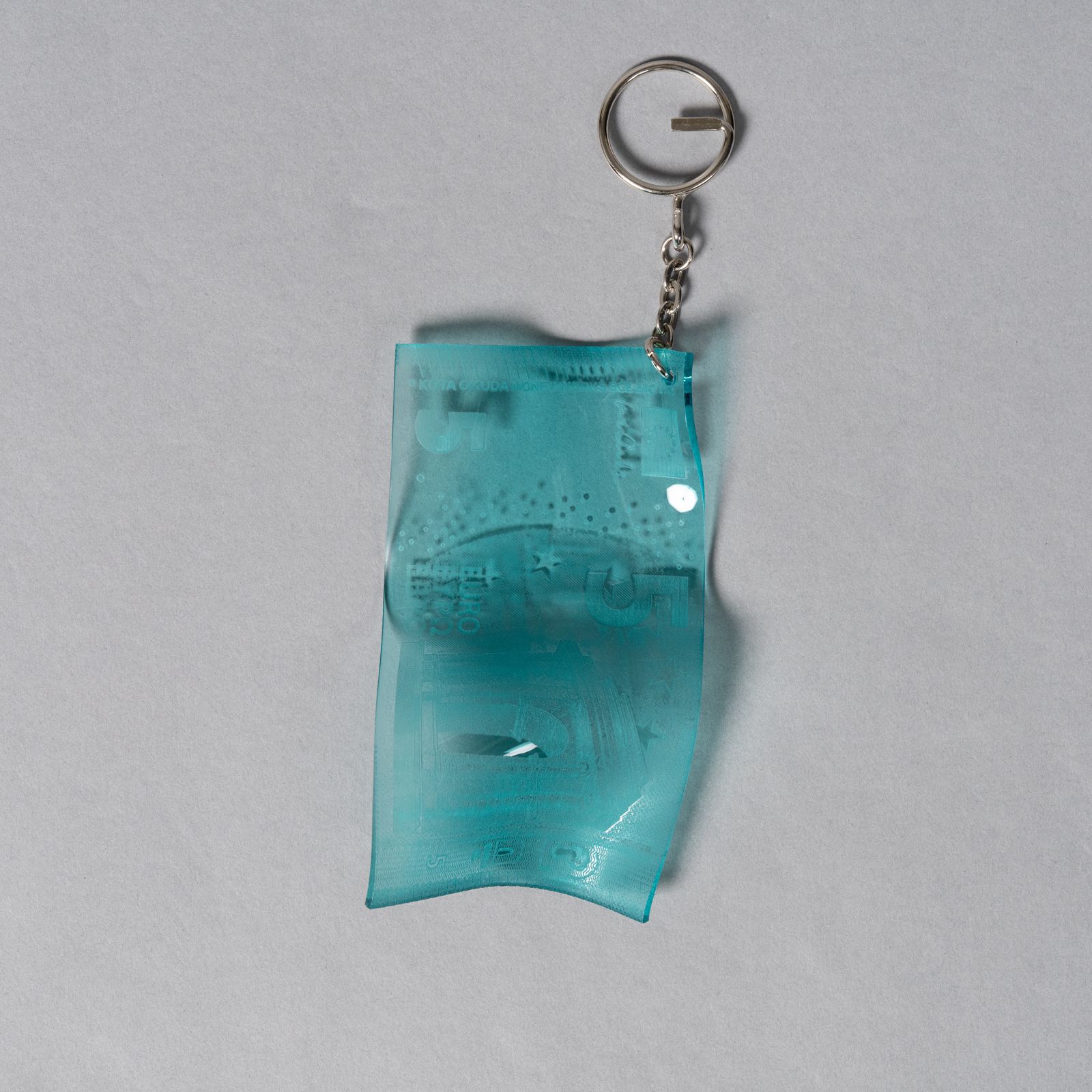 ACRYLIC KEYRING / アクリルキーリング / EURO / ユーロ (グリーン)