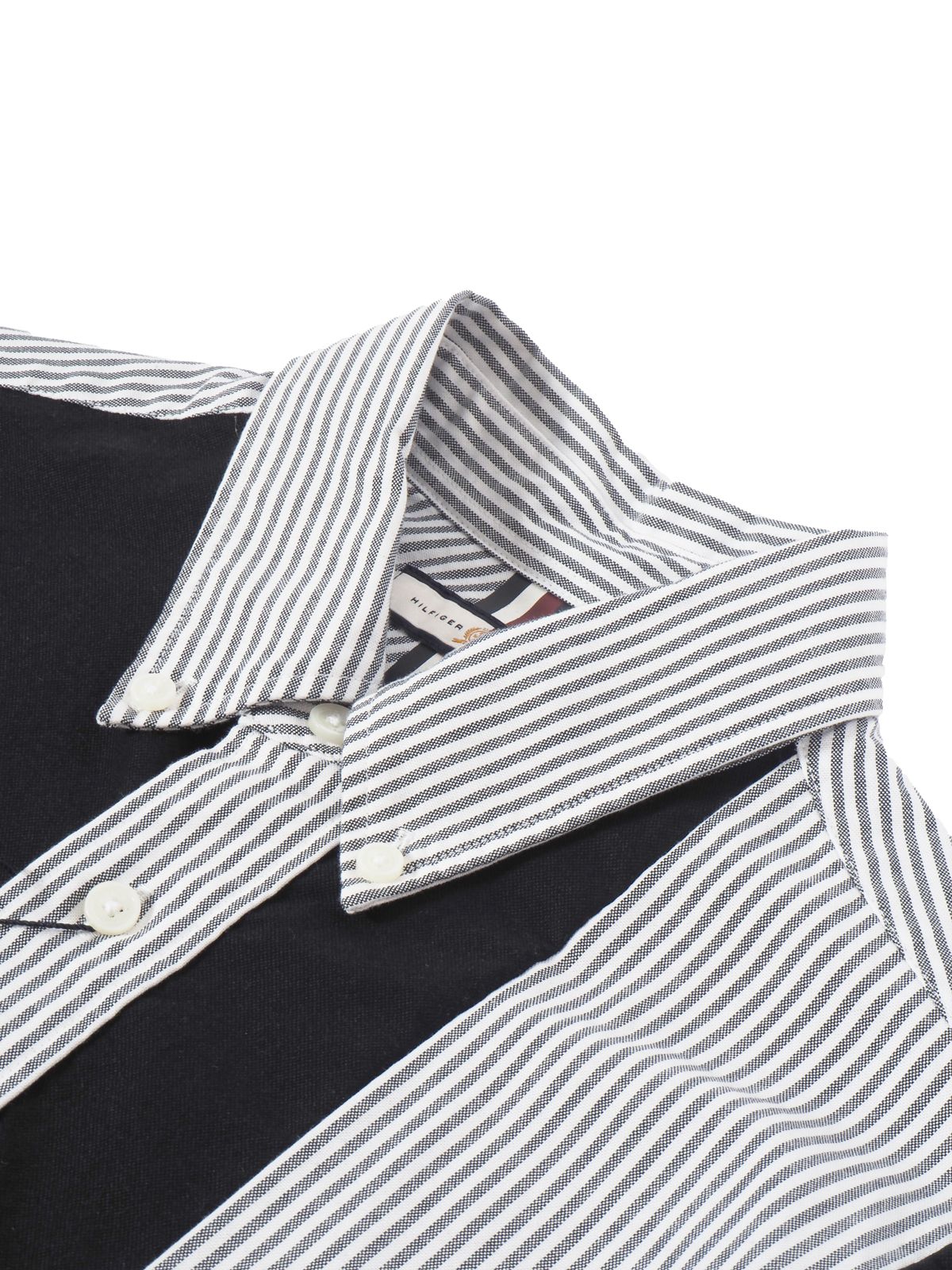 【ラスト1点】 HC Archive Fit Overprint Shirt / ヒルフィガーコレクション アーカイブ フィット オーバープリントシャツ (ブラック))