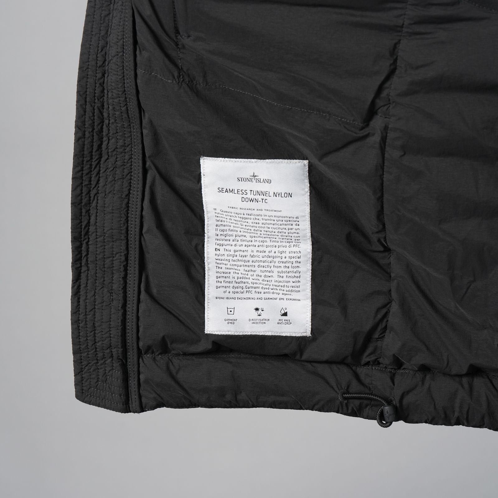 G100004 / DOWN VEST / ダウンベスト[ガーメントダイ](ブラック)