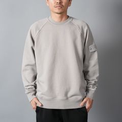 【残りわずか】6100028 / HEAVY ORGANIC COTTON FLEECE_S.I. GHOST / クルーネックスウェット・トレーナー (ダスト)