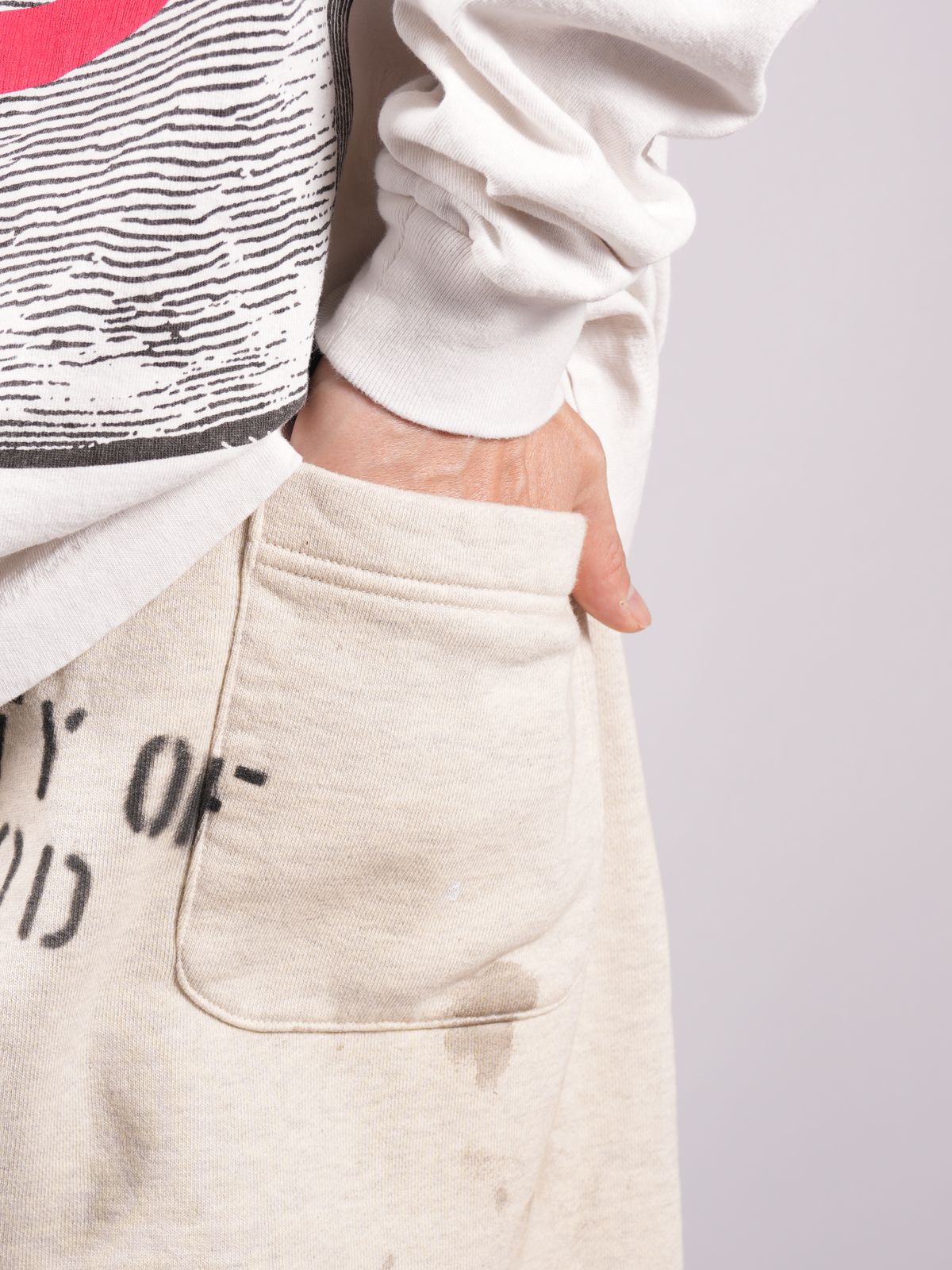 SAINT M×××××× - ラスト1点 / SM-S22-0000-071/SWEAT SHORTS