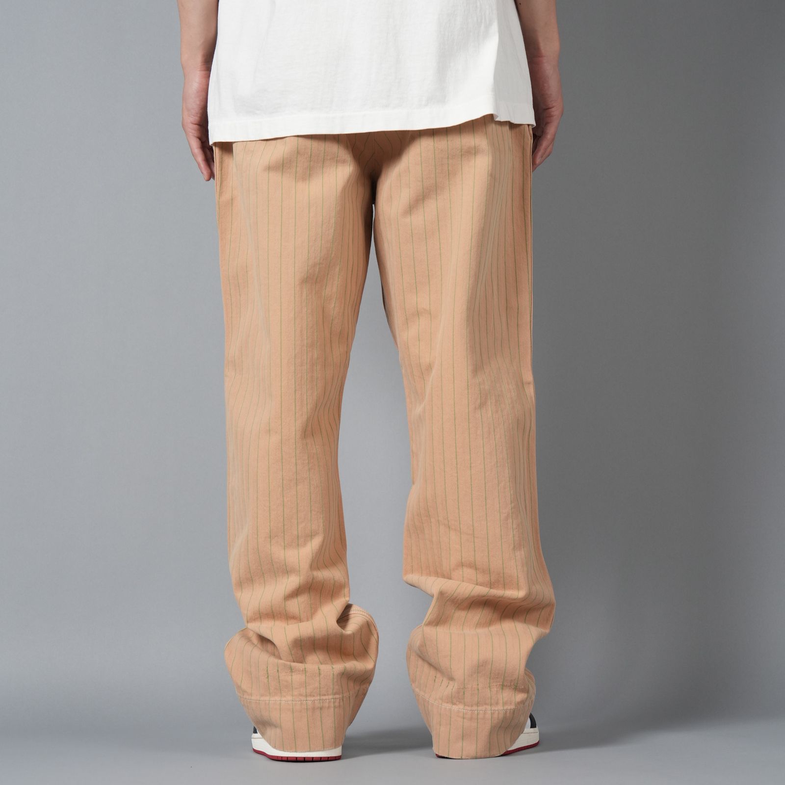 【残りわずか】【コラボ】SM-HR8-0000-C24 / SW_UNIFORM PNTS / STRIPE / BEIGE / ワークパンツ (ベージュ)