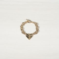 Heart Razor Bracelet (Medium Link) / ブレスレット (ゴールド)