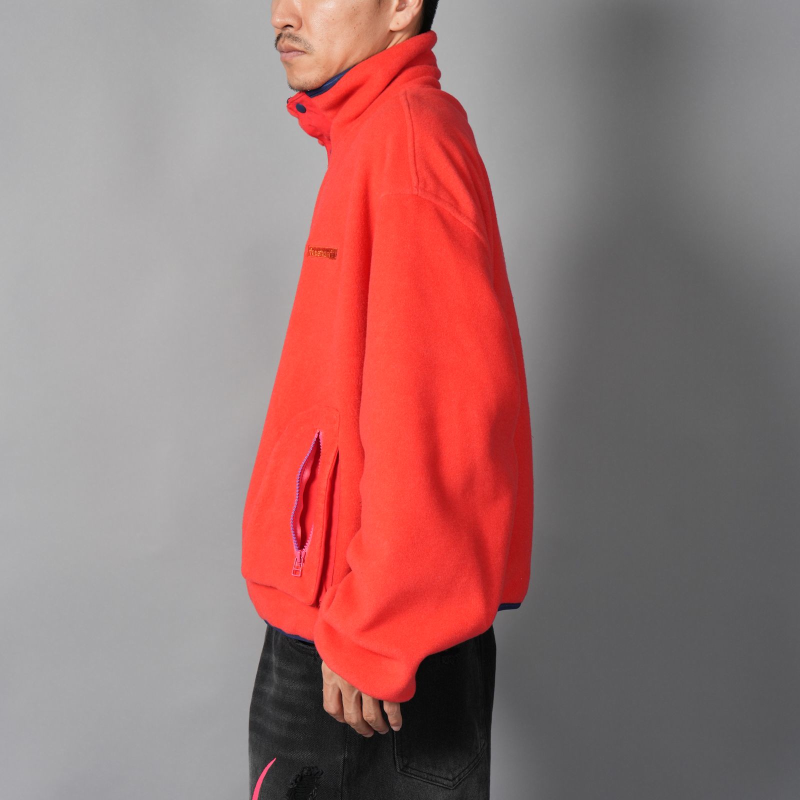 FLOWING FLEECE SWEAT / フローイング フリース スウェット  (レッド)