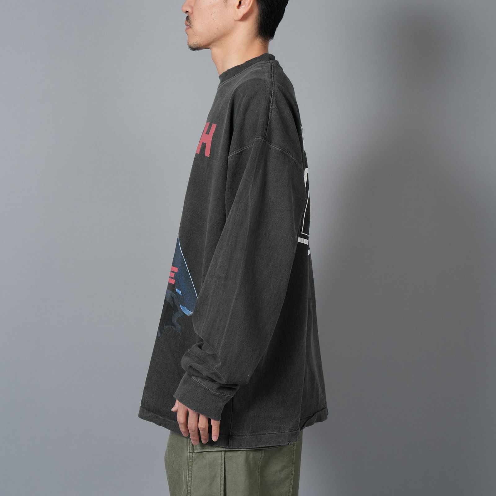 【ラスト1点】[BLEACH / ブリーチ]  TBLM24AM002 / L/S T-Shirt (ICHIGO) / ロンT・カットソー (ブラック)
