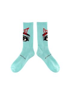 SM-S23-0000-104 / SOCKS / EYE / BLUE / ソックス アイ   (ブルー)