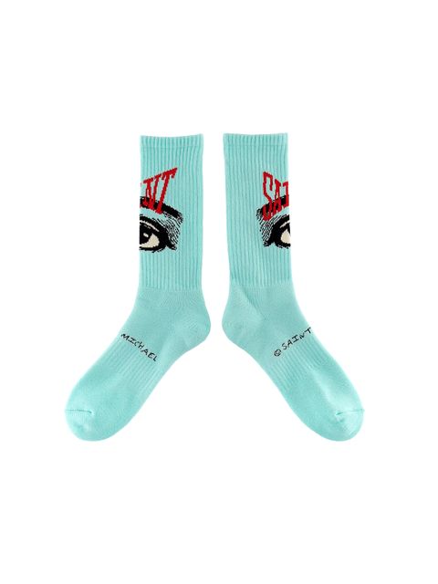 SM-S23-0000-104 / SOCKS / EYE / BLUE / ソックス アイ   (ブルー)