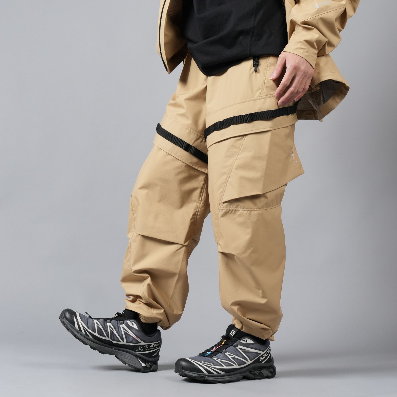 WINDSTOPPER BY GORE-TEX LABS 3L S.R.G. TROUSERS / ゴアテックス ラボ スリーレイヤー / ナイロンパンツ [防水・防風] (ベージュ)