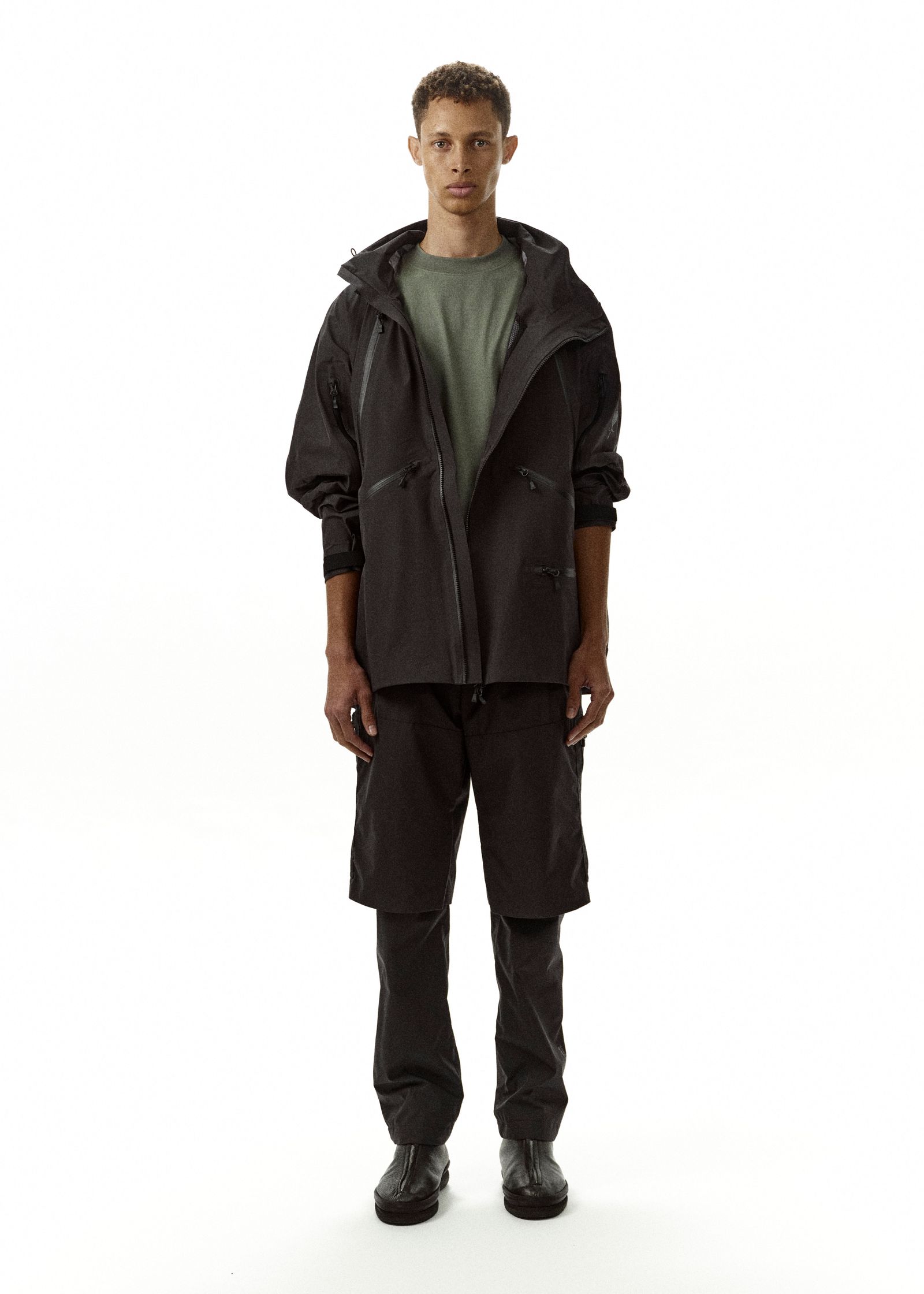 【ラスト1点】【限定】GORE-TEX PRODUCTS / 40DY / CK 3L  SHELL / ゴアテックス  スリーレイヤー / ナイロンジャケット[防水・防風] (ブラック)