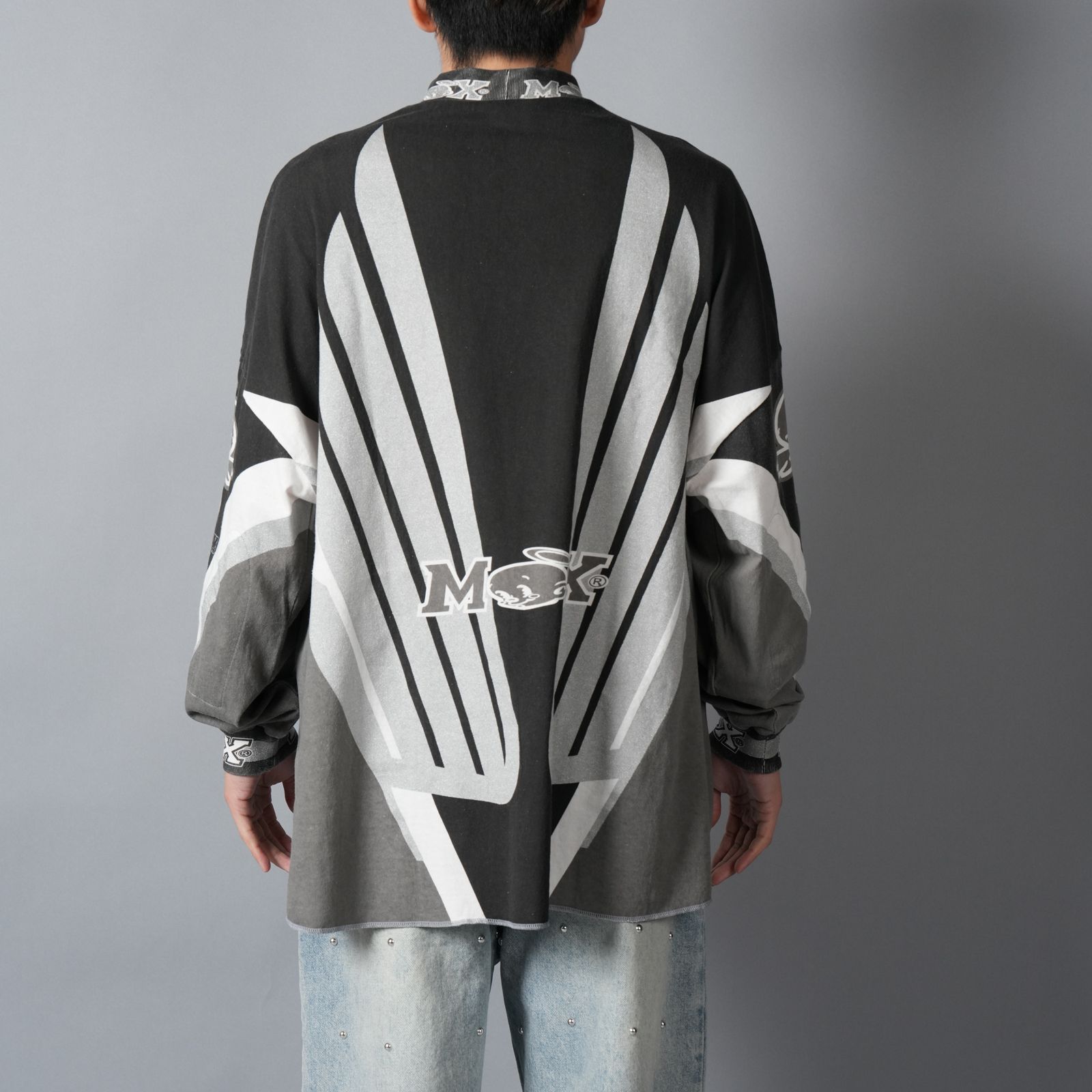 【ラスト1点】SM-MK8-0000-029 / LS T-SHIRT / SAINT MX / BLACK / ロンT・カットソー (ブラック)