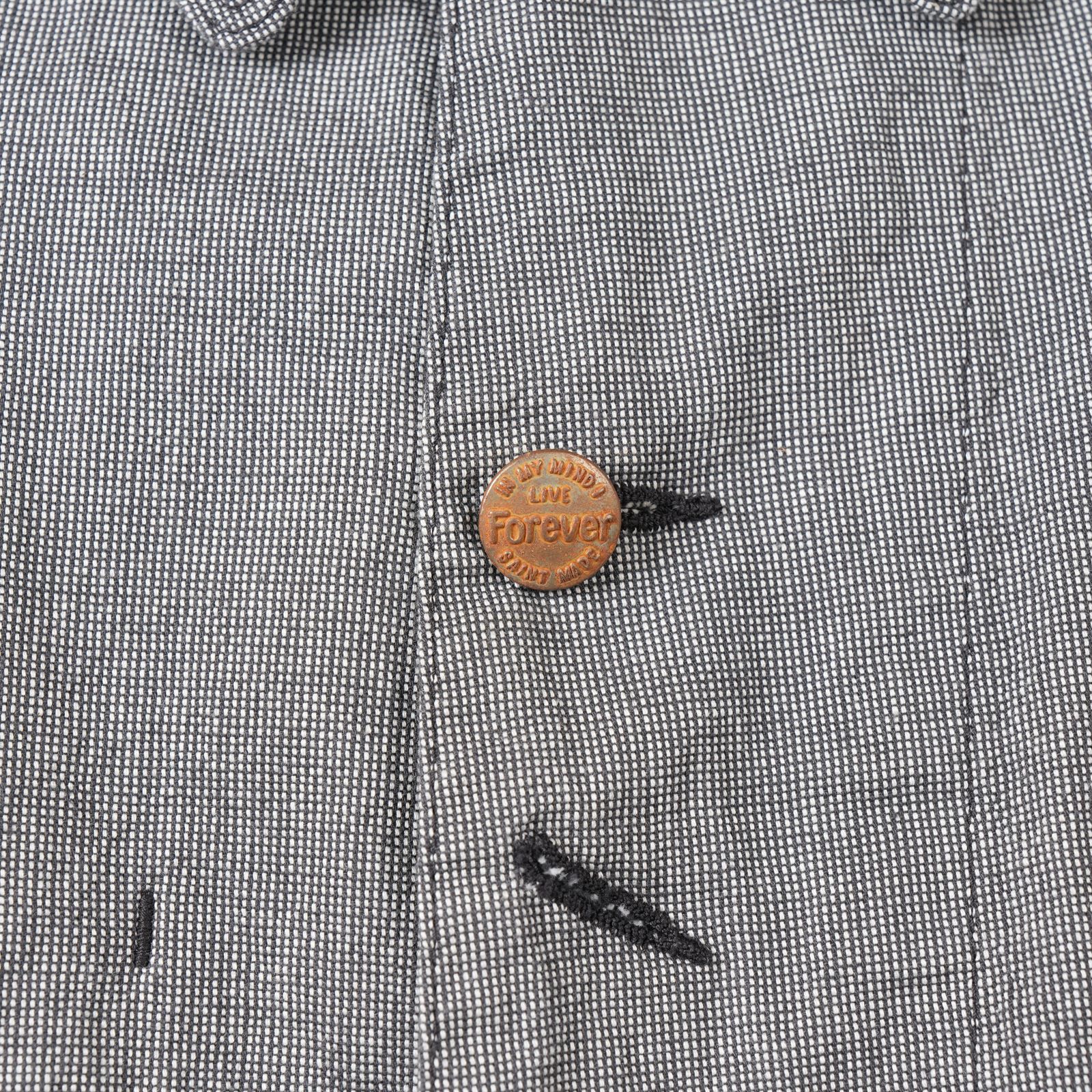 【ラスト1点】【限定】 SM-YS1-0000-C54 / BB_DENIM JKT / STRIPE / BLUE / ワークジャケット (ブルー)