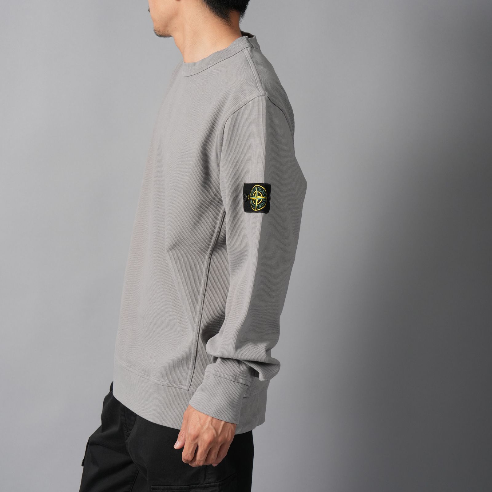 6100017 / ORGANIC COTTON INTERLOCK  / クルーネックスウェット (グレー)