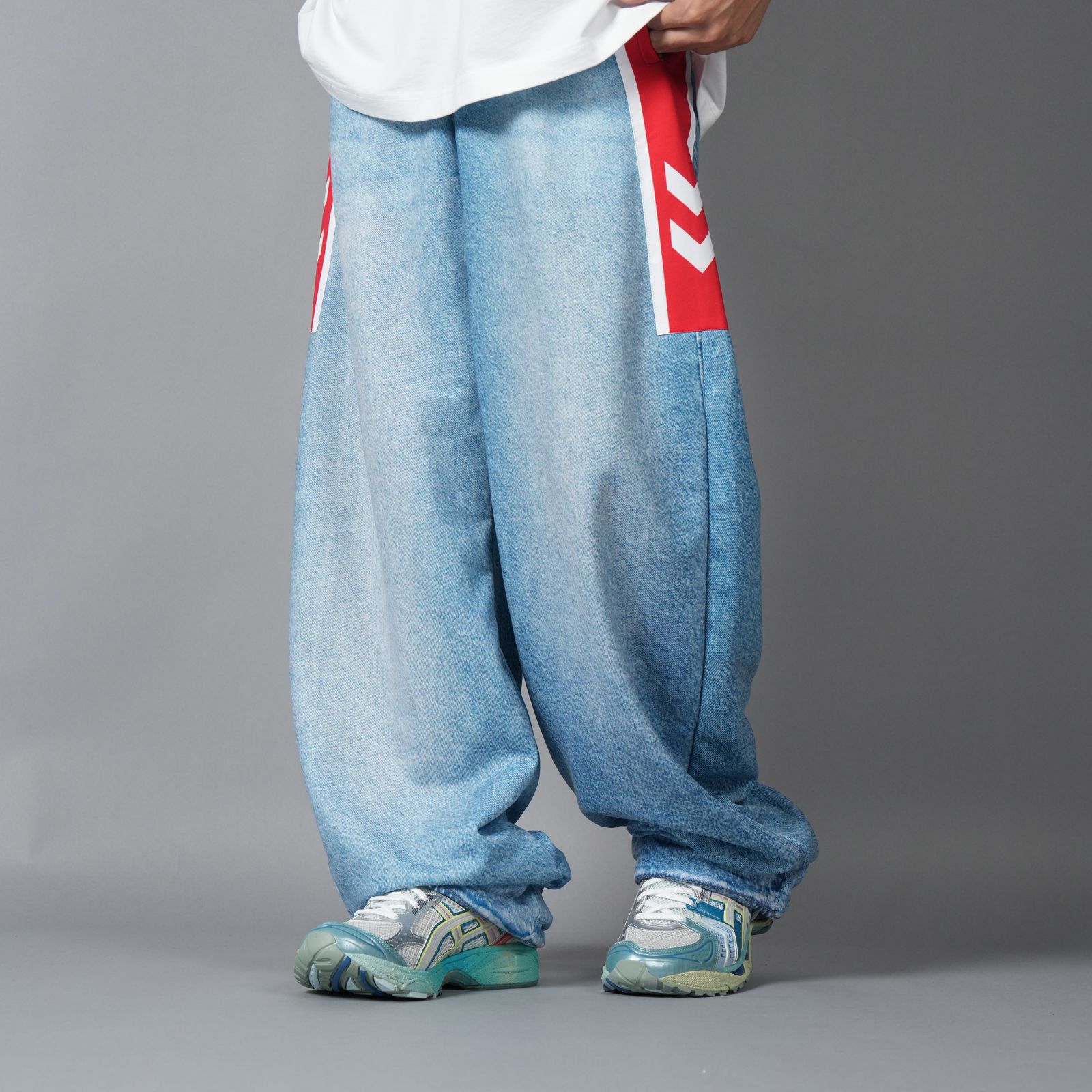 TRANS DENIM SWEAT TROUSER / トランス デニム スウェット トラウザー (インディゴ)