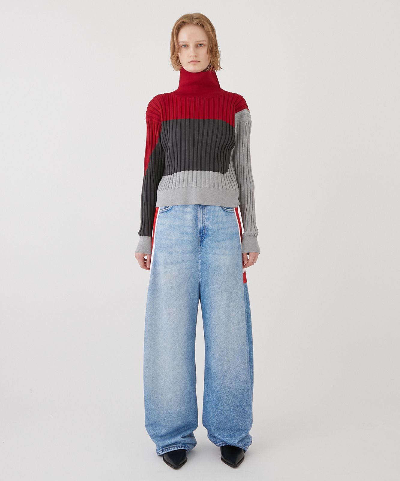 TRANS DENIM SWEAT TROUSER / トランス デニム スウェット トラウザー (インディゴ)