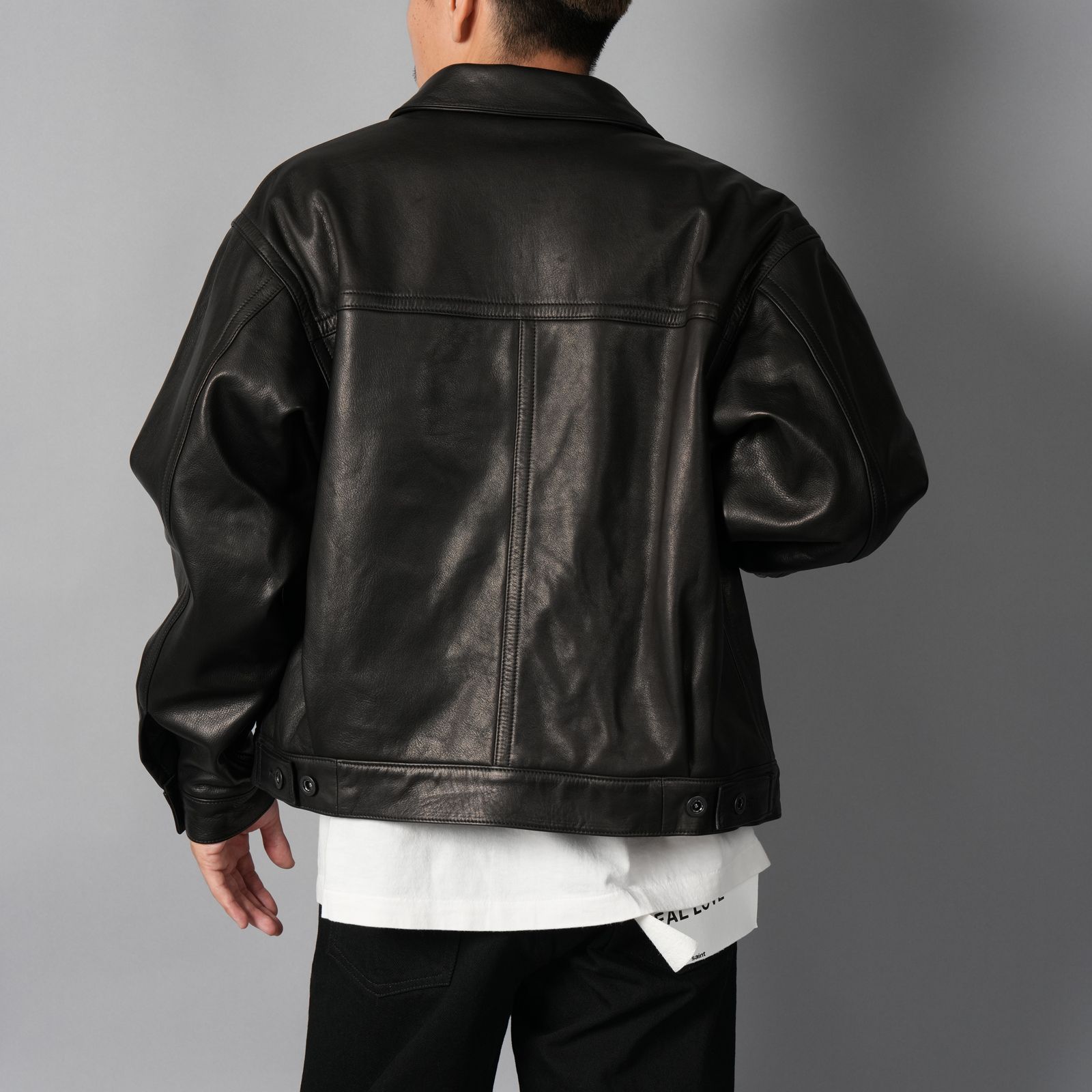TRUCKER JACKET / トラッカージャケット -Black Luxe- (ブラック)