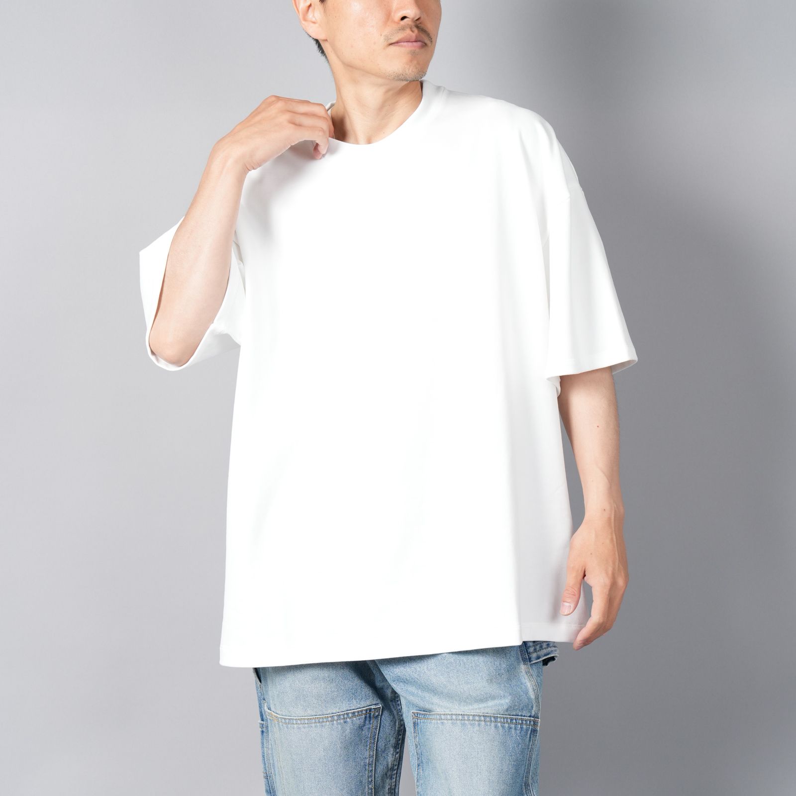 Oversized Organic T-shirt / オーバーサイズ オーガニック Tシャツ (ホワイト)