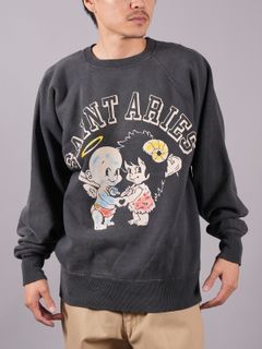 【ラスト1点】【限定】SM-A23-0000-C01 / ARS_CRW SWT / ST ARIES / クルーネックスウェット  (ネイビー)