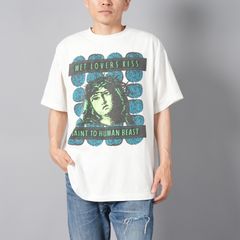 【ラスト1点】SM-YS1-0000-009 / SS TEE / KISS / WHITE / Tシャツ (ホワイト)