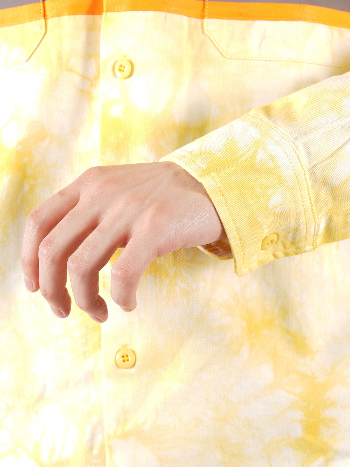 WORK SHIRTS - ワークシャツ - (イエロー)