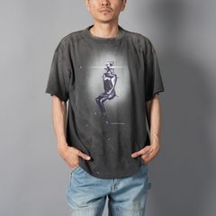 【コラボ】SM-HR1-0000-C75 / SRYM_SS TEE / MASK / BLACK / Tシャツ (ブラック)