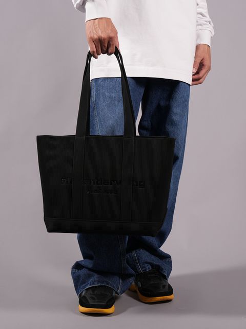 【ラスト1点】 RYAN KNIT MEDIUM TOTE / トートバック 【ユニセックス】(ブラック)