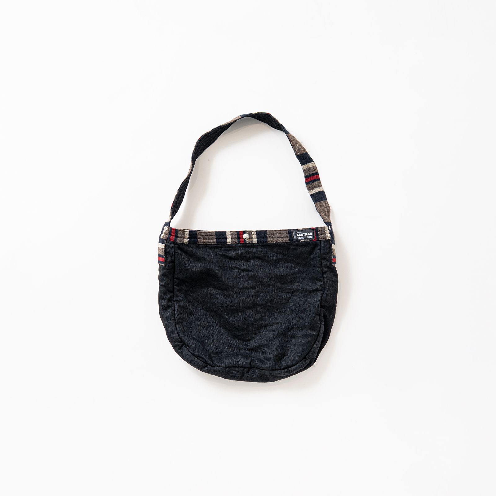 Denim Shoulder Bag / デニムショルダーバック[リバーシブル] (ブラック)