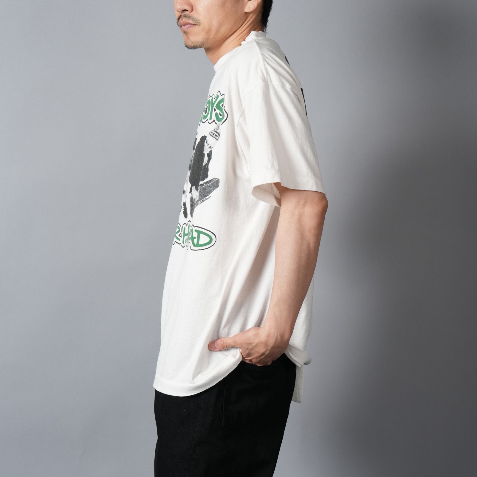 【ラスト1点】【コラボ】SM-MK8-0000-C23 / BTB_SS T-SHIRT / BEASTIEBOYS / WHT / Tシャツ (ホワイト)