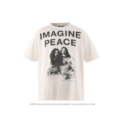 【コラボ】SM-MK8-0000-C27 / JL_SS T-SHIRT / IMAGINE PEACE / WHITE / Tシャツ(ホワイト)