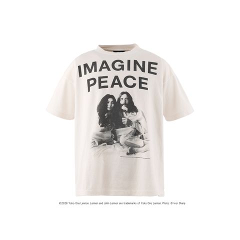 【コラボ】SM-MK8-0000-C27 / JL_SS T-SHIRT / IMAGINE PEACE / WHITE / Tシャツ(ホワイト)