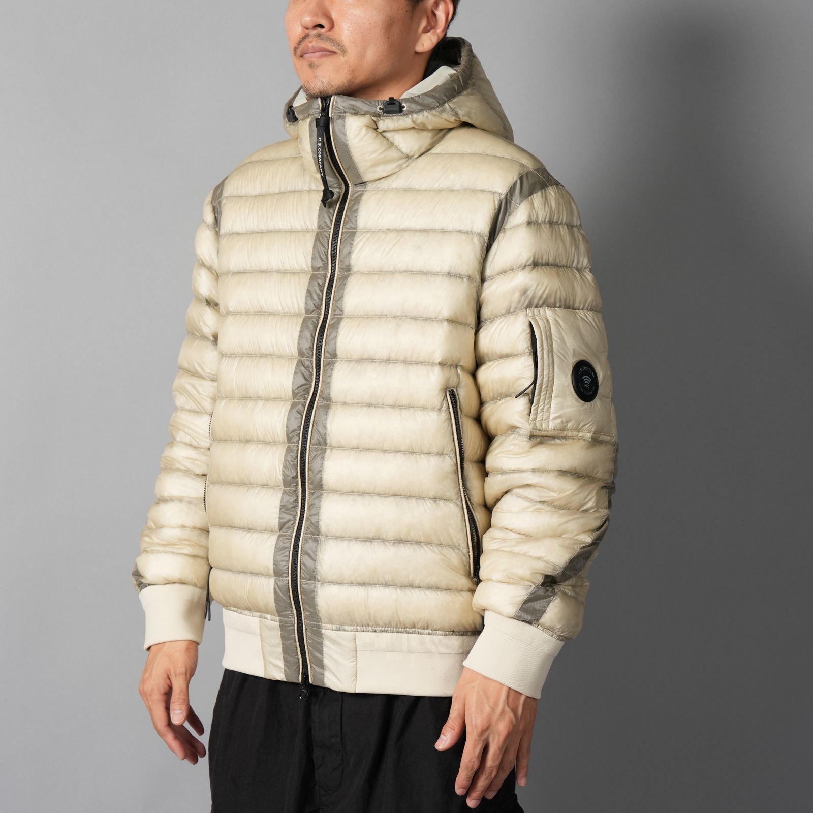 【残りわずか】D.D. Shell Hooded Lens Down Jacket / フーデッド レンズ ダウンジャケット (シルバーバーチ)