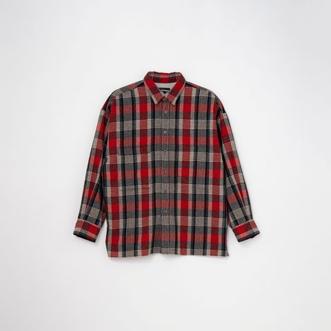 Classic Wool Shirt / クラシックウールシャツ (レッド)