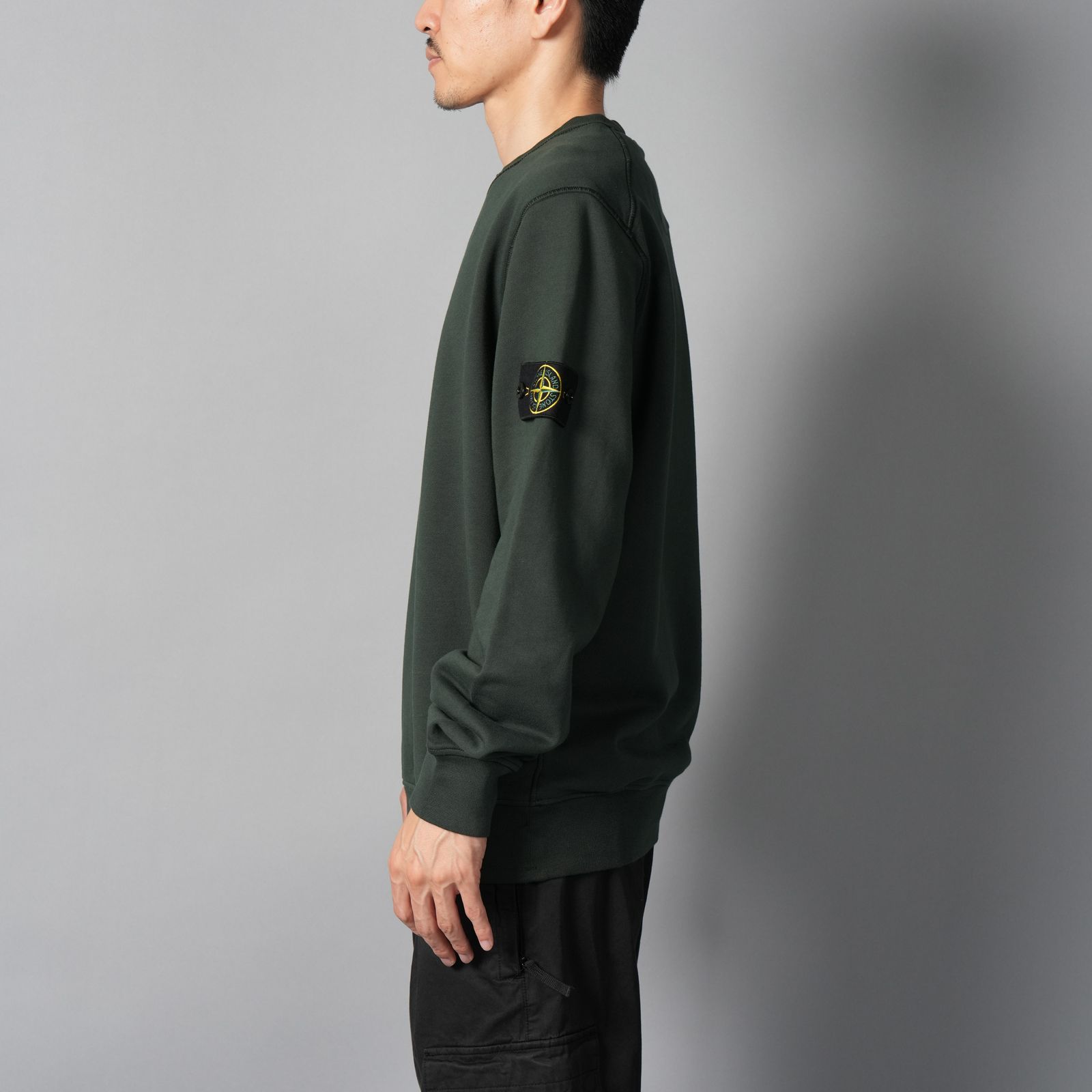 【定番アイテム】 6100060 / ORGANIC COTTON FLEECE / トレーナー / クルーネックスウェット 【ガーメントダイ】  (ジュニパー)