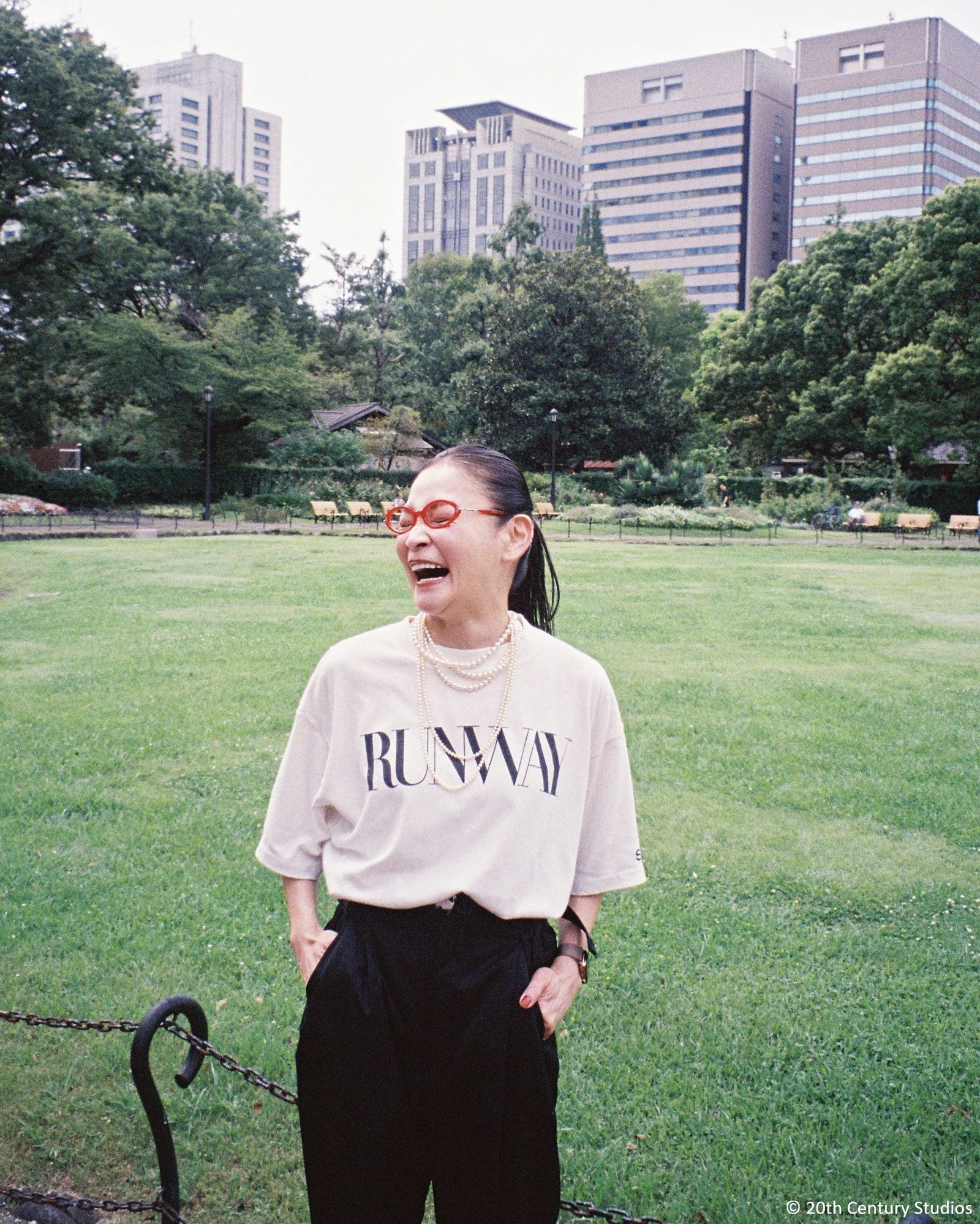 【ラスト1点】SM-MK1-0000-K01 / TDWP_SS TEE / RUNWAY / プラダを着た悪魔 / Tシャツ (ホワイト)
